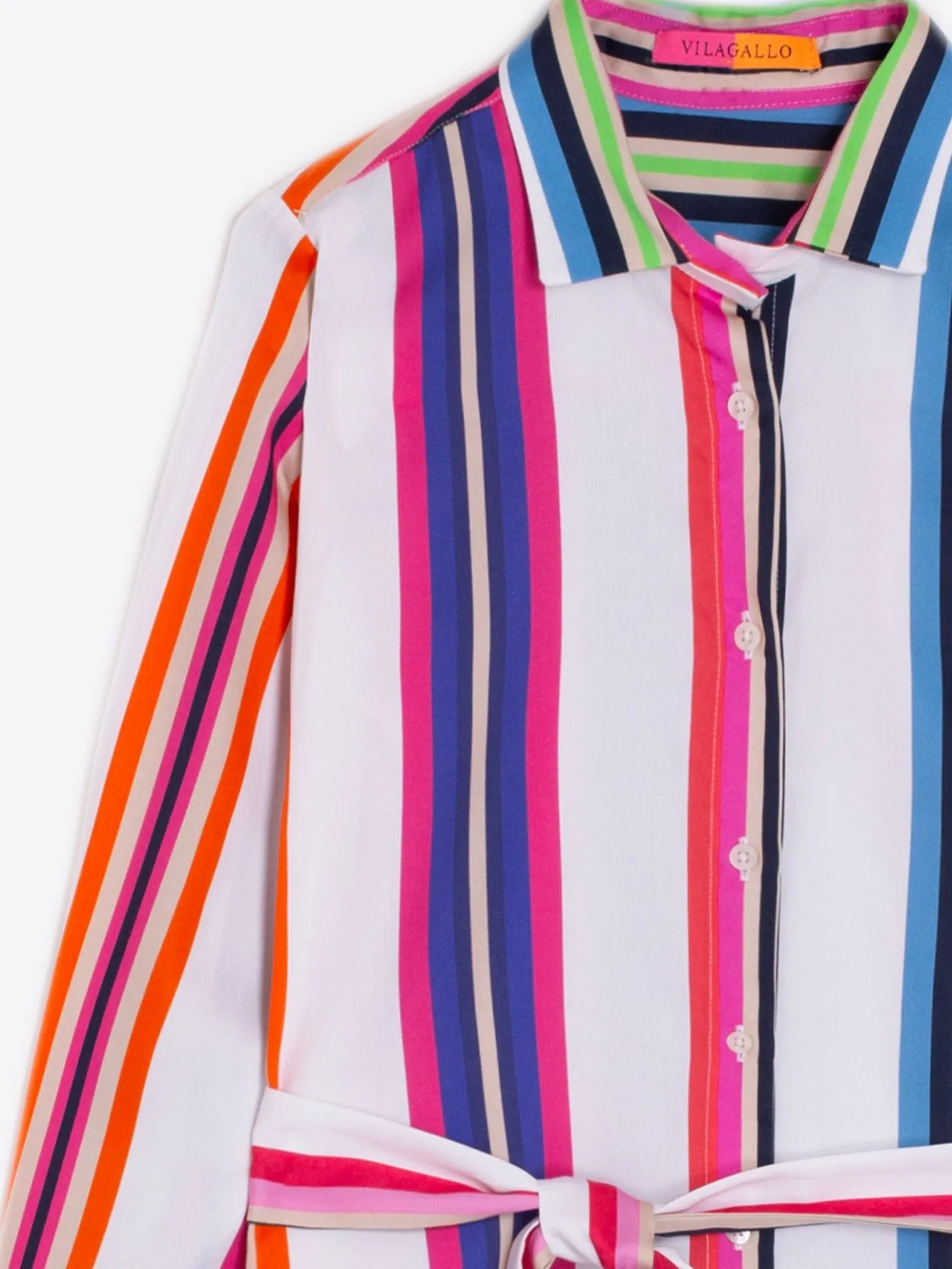 Women Vilagallo Dresses*Dress Dover Multicolor Cotton Stripe