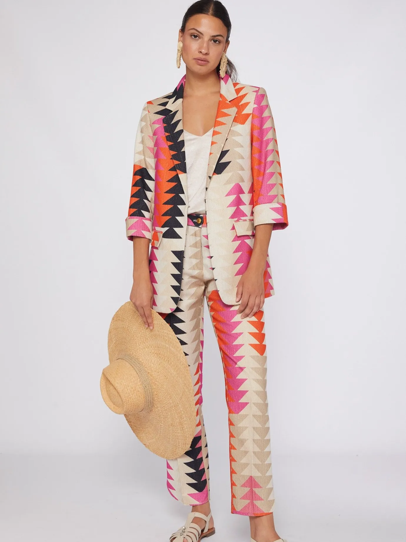 Women Vilagallo Jackets*Jacket Clover Geometric Patern