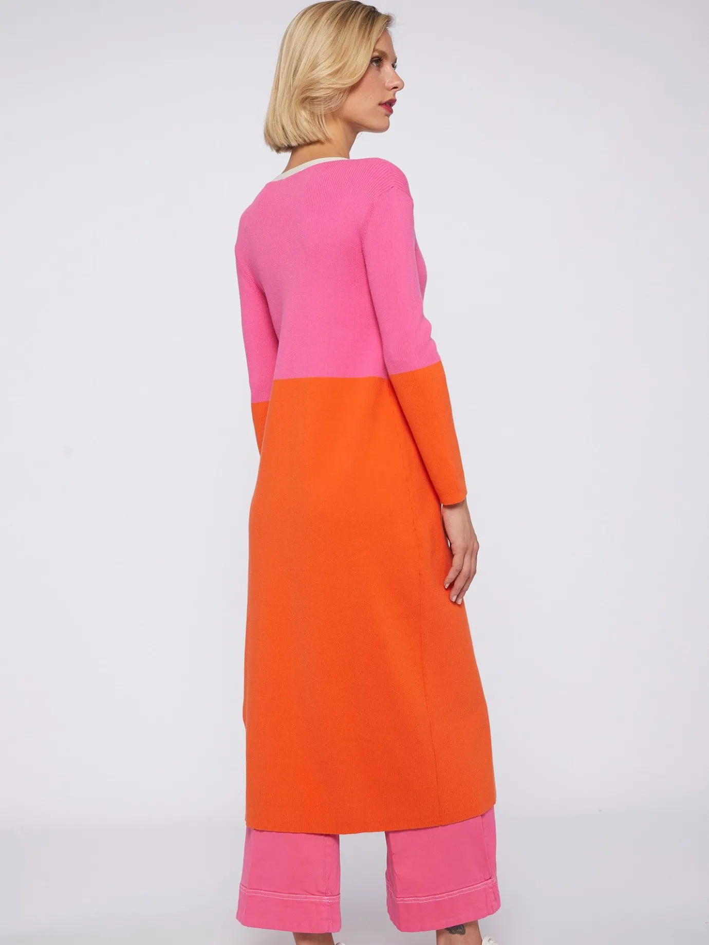 Women Vilagallo Knitwear*Knitwear Serena Bicolor Pink&Orange