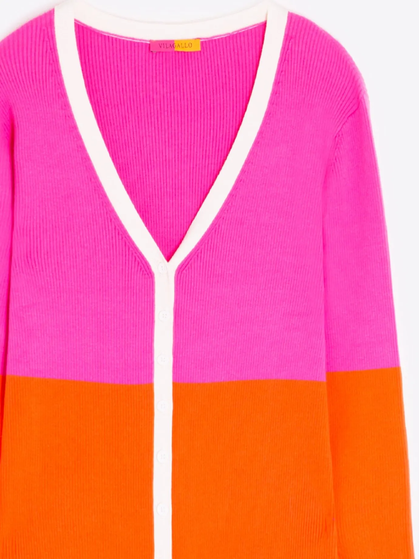 Women Vilagallo Knitwear*Knitwear Serena Bicolor Pink&Orange