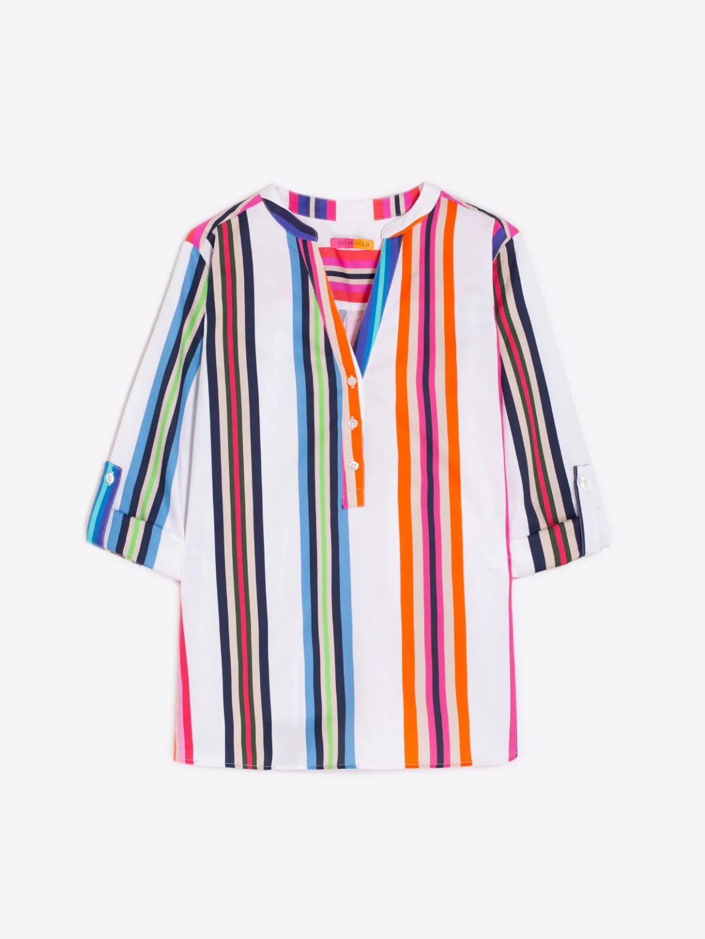 Women Vilagallo Shirts*Shirt Francina Multicolor Cotton Stripe