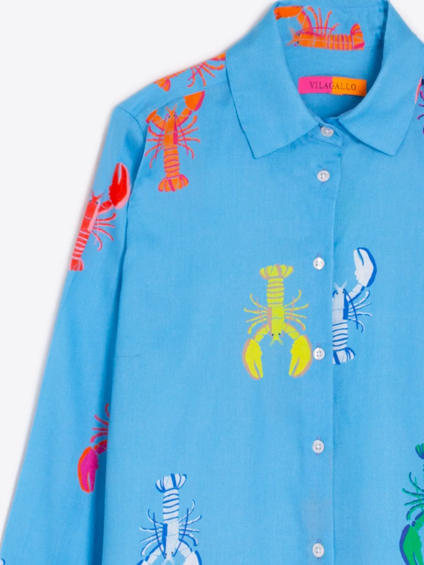 Women Vilagallo Shirts*Shirt Sara Langosta Multicolor Oceano